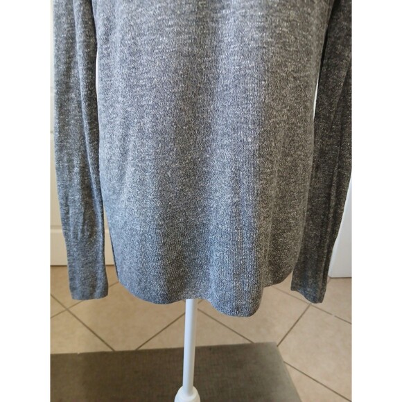 Vince Womens Sweater Gray Soft Linen Rayon Blend Lightweight Pullover Small - Picture 7 of 15